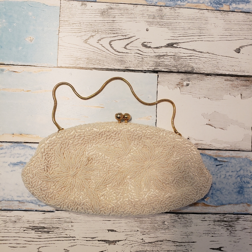 Vintage Beaded Clutch